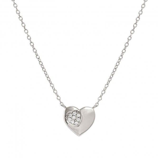 NOMINATION ITALY Petit Sparkle Silver Heart Necklace
