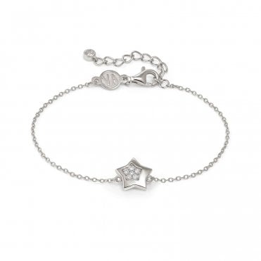 Petit Sparkle Silver Star Bracelet