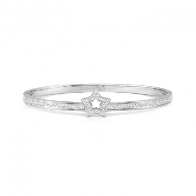 NOMINATION ITALY Pretty Bangles Silver CZ Star Bangle