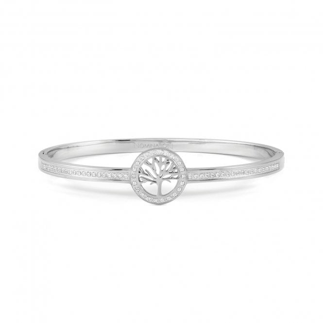 NOMINATION ITALY Pretty Bangles Silver CZ Tree of Life Bangle