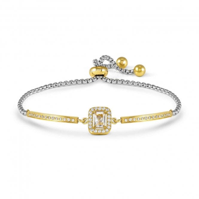 NOMINATION ITALY Royal Dream Gold PVD Rectangle CZ Stone Bracelet
