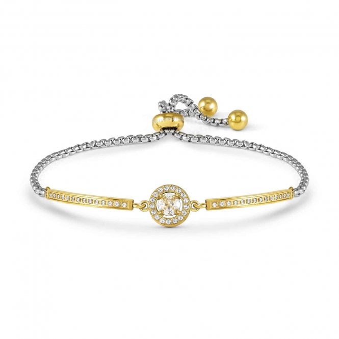 NOMINATION ITALY Royal Dream Gold PVD Round CZ Stone Bracelet