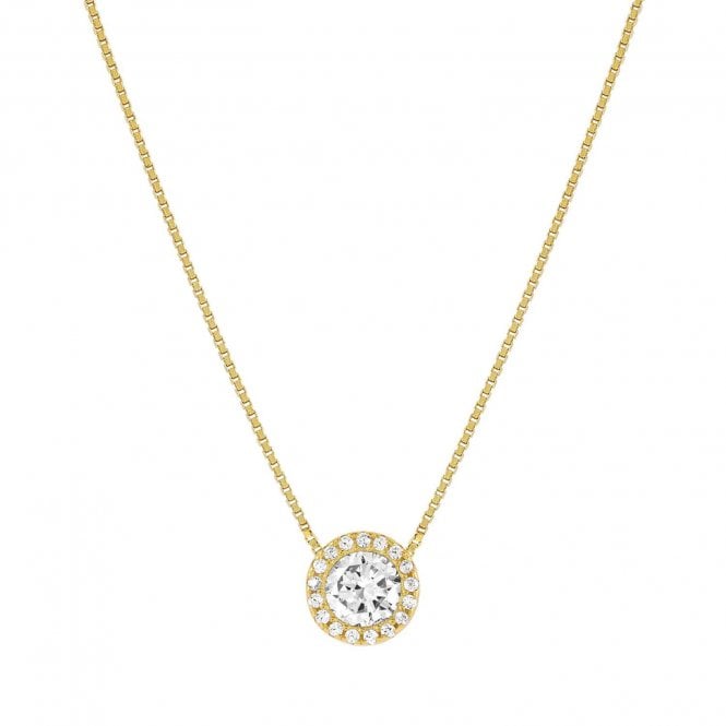 NOMINATION ITALY Seidivina Gold PVD White CZ Necklace