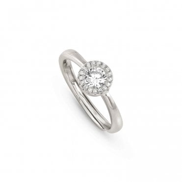 Seidivina Silver CZ Ring
