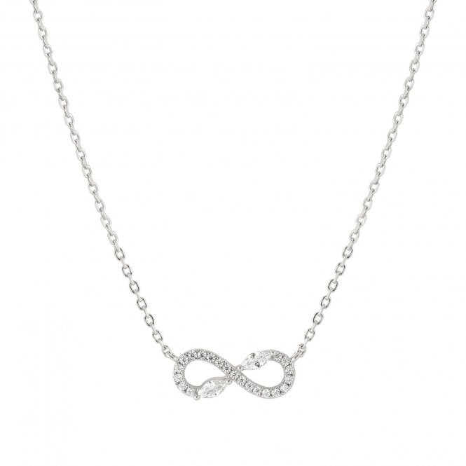 NOMINATION ITALY Shine Me Up Silver White CZ Infinity Necklace