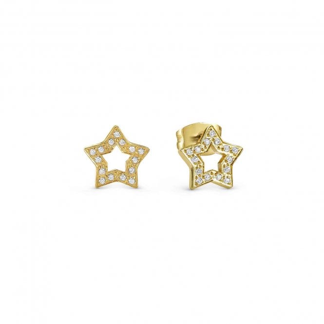 NOMINATION ITALY Soffio D'Amore Gold Plated Star Stud Earrings