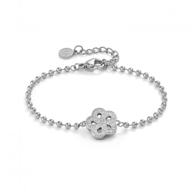 NOMINATION ITALY Soffio D'Amore Stainless Steel Flower Bracelet