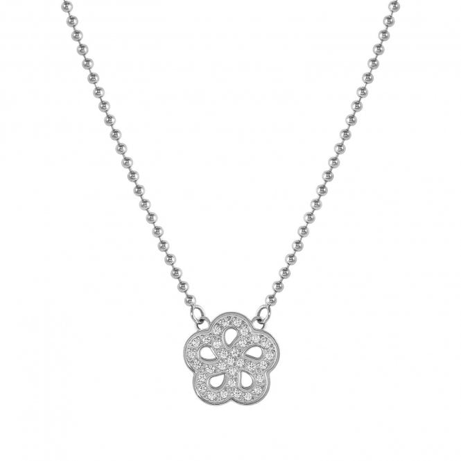 NOMINATION ITALY Soffio D'Amore Stainless Steel Flower Necklace