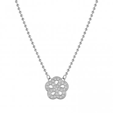 Soffio D'Amore Stainless Steel Flower Necklace