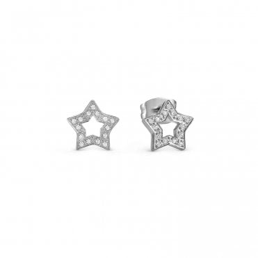 Soffio D'Amore Stainless Steel Star Earrings