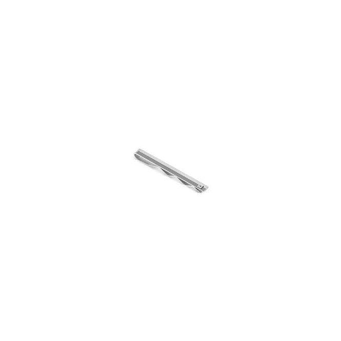 NOMINATION ITALY Strong Steel and Black Diamond Tie Clip