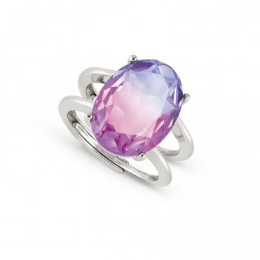 Symbiosi Pink-Purple Double Ring