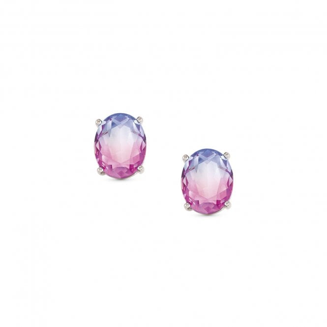NOMINATION ITALY Symbiosi Pink-Purple Stud Earrings