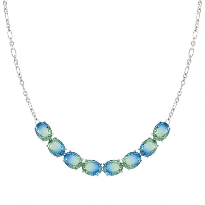 NOMINATION ITALY Symbiosi Silver Blue-Green Necklace