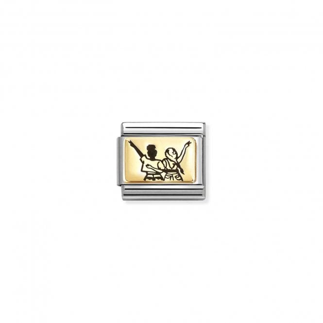 NOMINATION ITALY Yellow Gold Friends Charm