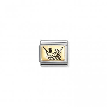 Yellow Gold Friends Charm