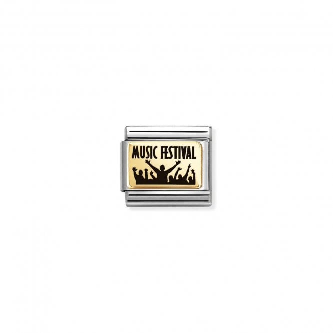 NOMINATION ITALY Yellow Gold Music Festival Charm