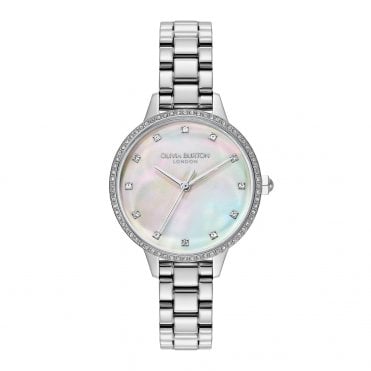 Olivia Burton 34mm Capitivate Stainless Steel Watch