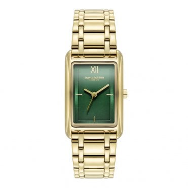 Classic 23mm Grove Forest Green & Gold Bracelet Watch