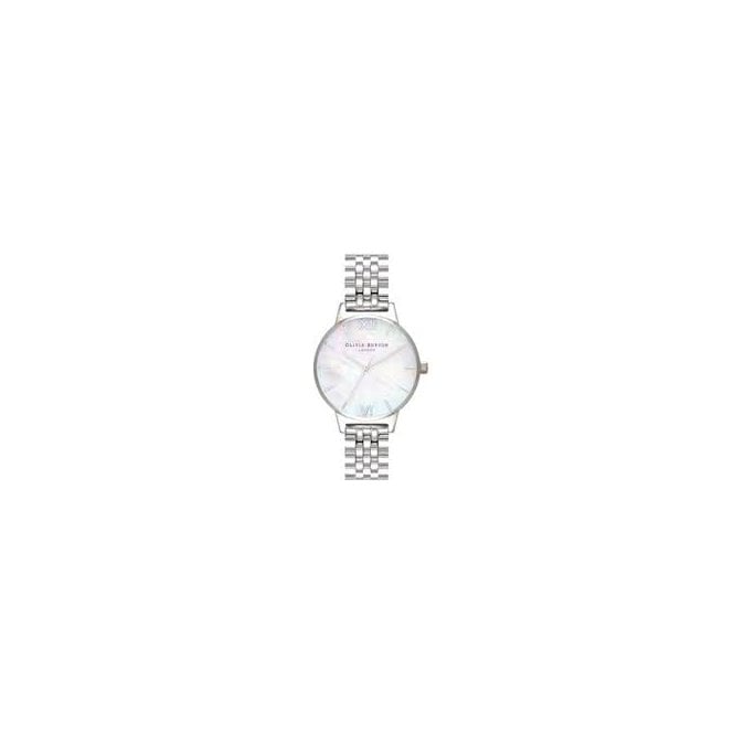 OLIVIA BURTON Classic 30mm Mother of Pearl Bracelet Watch
