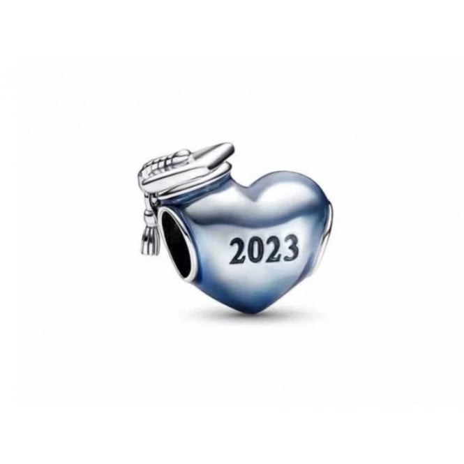 PANDORA 2023 Graduation Blue Heart Charm