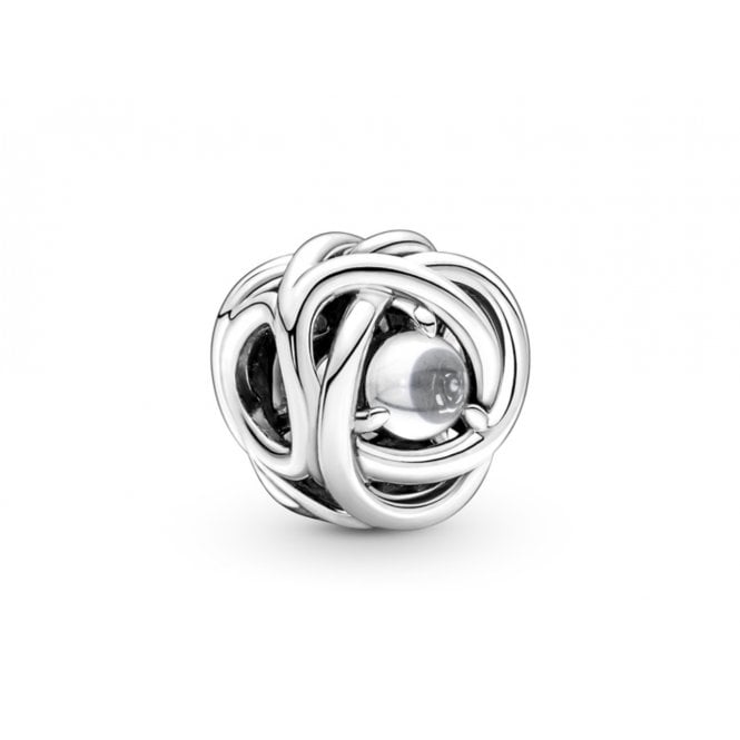 PANDORA April Birthstone Eternity Circle Charm