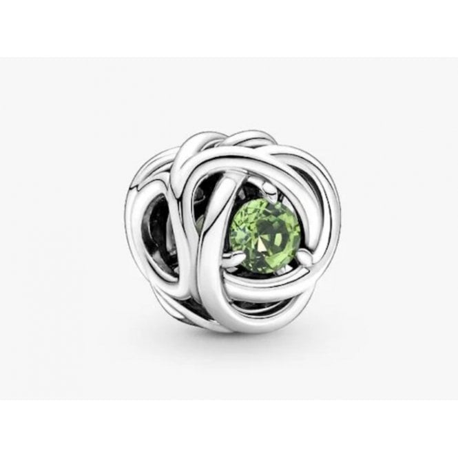 PANDORA August Birthstone Eternity Circle Charm
