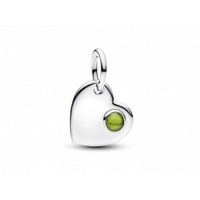 PANDORA August Heart Dangle Charm