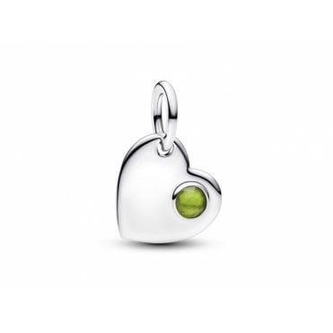August Heart Dangle Charm