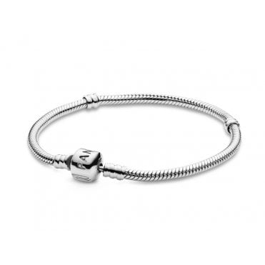Pandora Barrel Clasp Snake Chain Bracelet