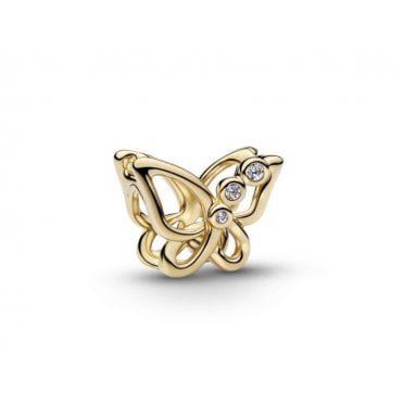 Butterfly Openwork Charm