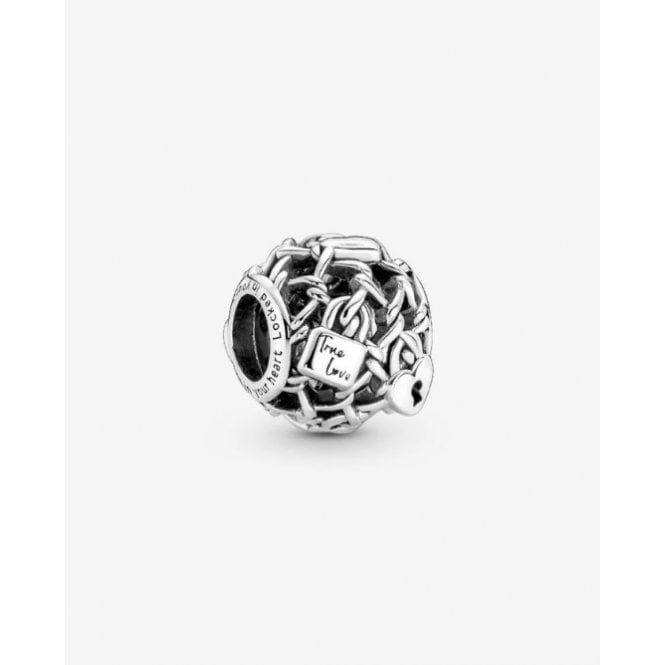 PANDORA Chain Link Padlock Charm