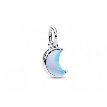 Crescent Moon Double Dangle Charm