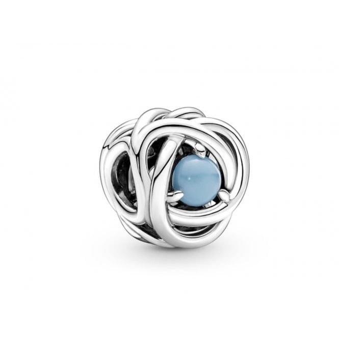 PANDORA December Birthstone Eternity Circle Charm
