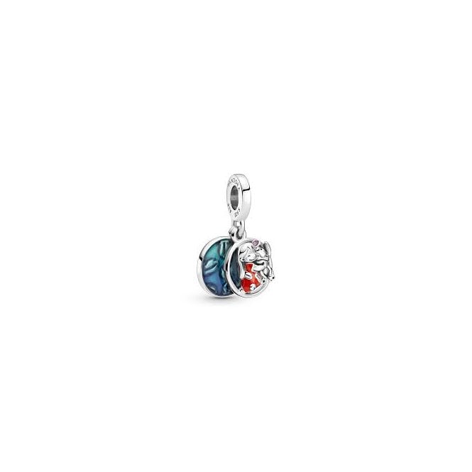 PANDORA Disney Lilo & Stitch Family Dangle Charm