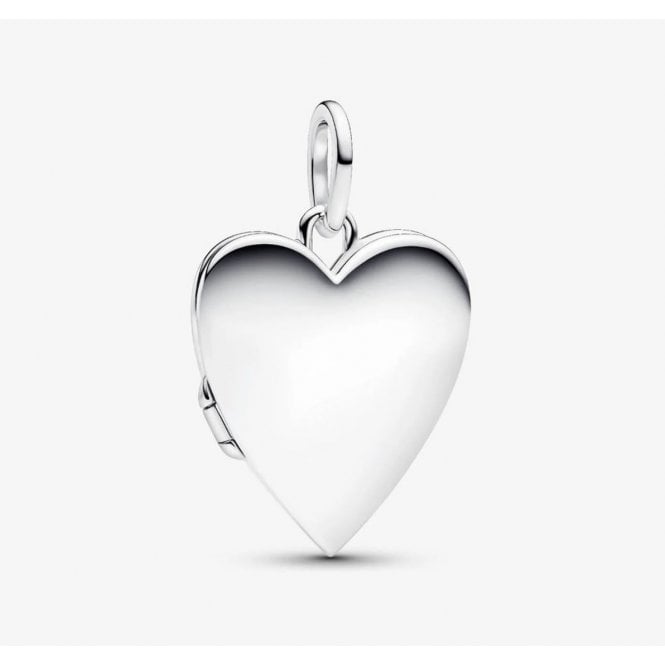 PANDORA Engravable Openable Heart Tag Pendant