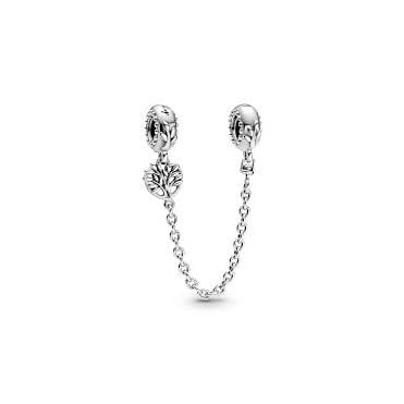 Heart Family Tree Saftey Chain Charm