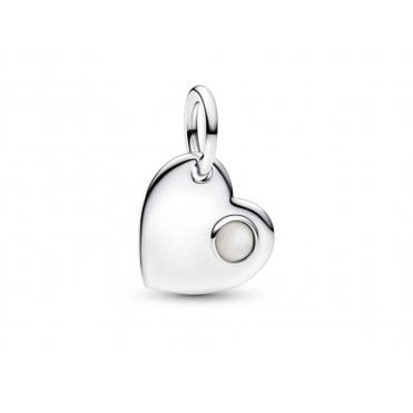 June Heart Dangle Charm