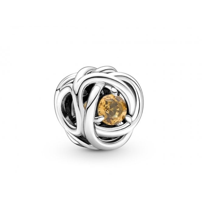PANDORA November Birthstone Eternity Circle Charm