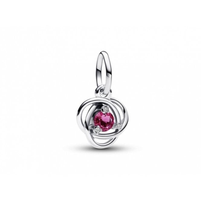 PANDORA October Birthstone Eternity Circle Dangle Charm