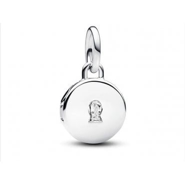 Openable & Engravable Love Locket Dangle Charm
