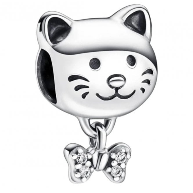 PANDORA Pet Cat & Bow Charm