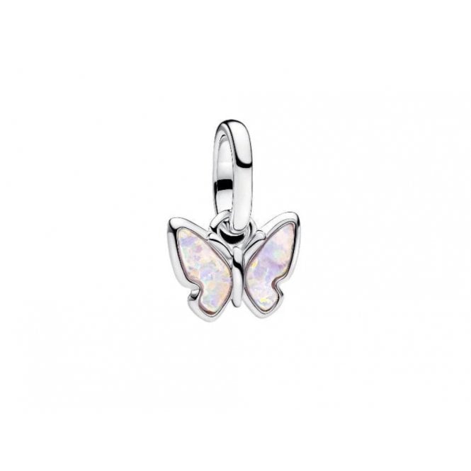 PANDORA Pink Butterfly Mini Dangle Charm