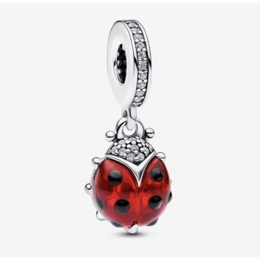 Red Ladybird Dangle Charm