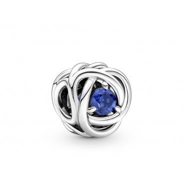 September Birthstone Eternity Circle Charm