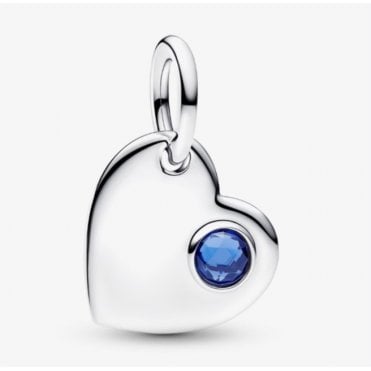 September Heart Dangle Charm
