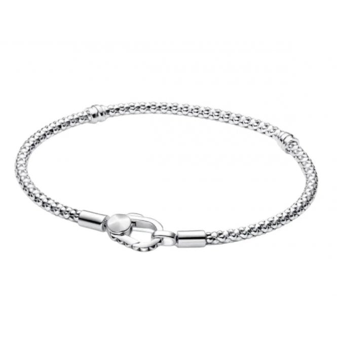 PANDORA Silver Studded Chain Bracelet