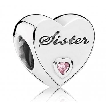 Sister Heart Charm