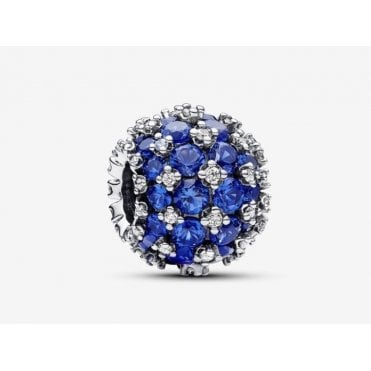 Sparkling Pave Blue Charm