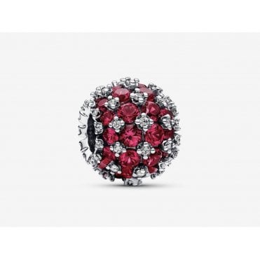 Sparkling Pave Red Charm